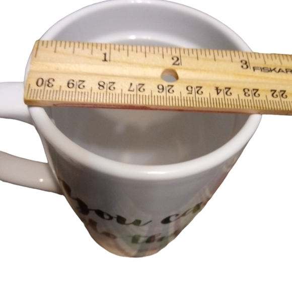Motivational Large Mug:"You Can Do This Coffee" 6" White w. Black/Pink Lettering - Picture 4 of 8